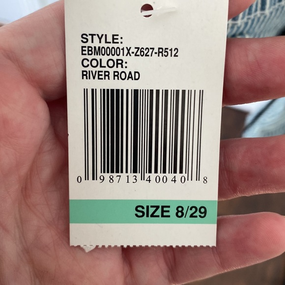 Kenzie Mid Rise Striped Jean - Picture 6 of 6